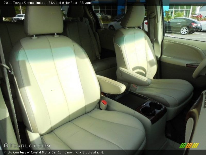 Blizzard White Pearl / Bisque 2011 Toyota Sienna Limited