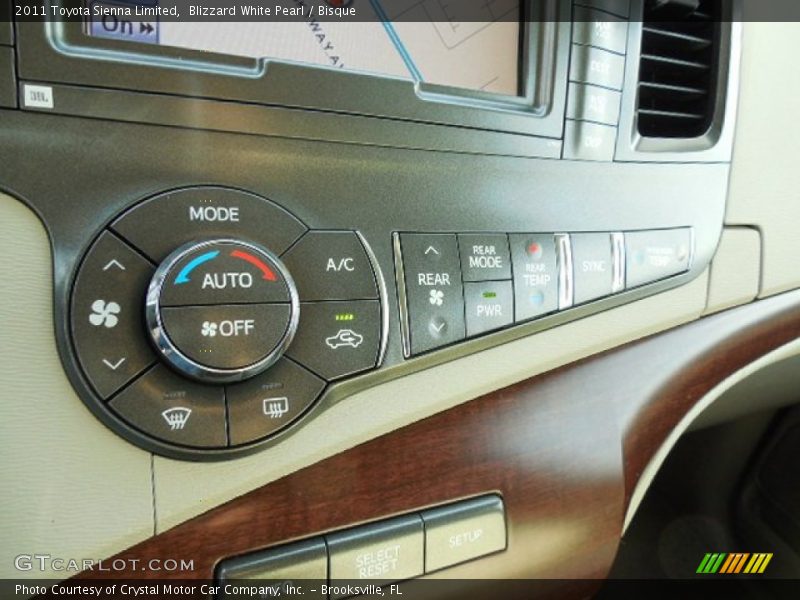 Blizzard White Pearl / Bisque 2011 Toyota Sienna Limited