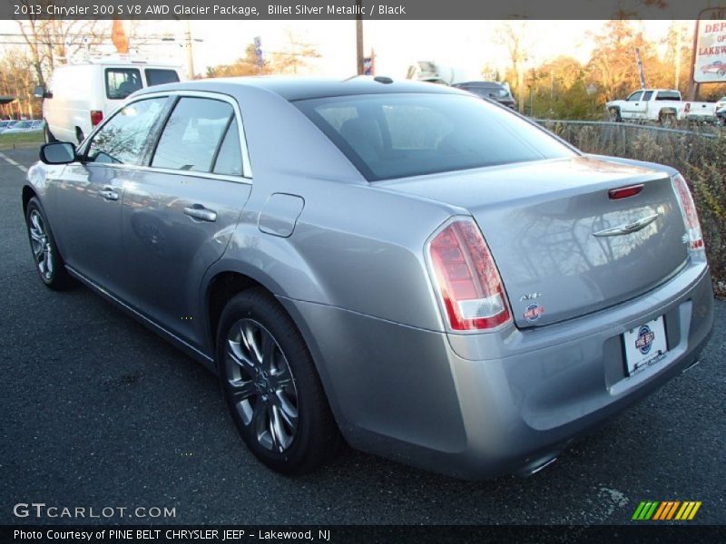 Billet Silver Metallic / Black 2013 Chrysler 300 S V8 AWD Glacier Package