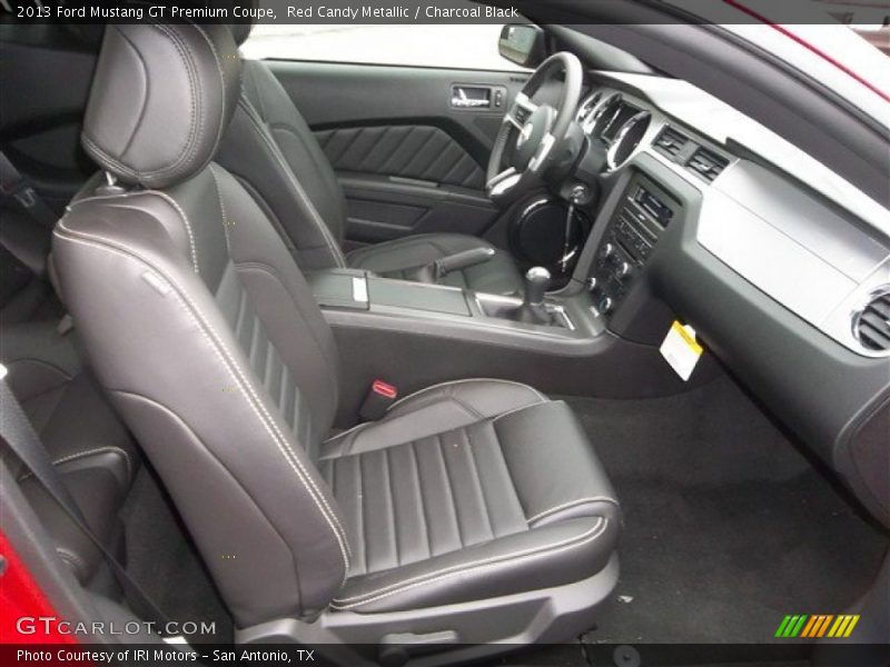 Red Candy Metallic / Charcoal Black 2013 Ford Mustang GT Premium Coupe