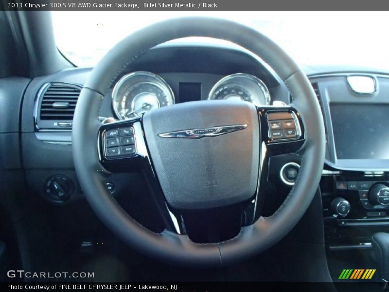 Billet Silver Metallic / Black 2013 Chrysler 300 S V8 AWD Glacier Package