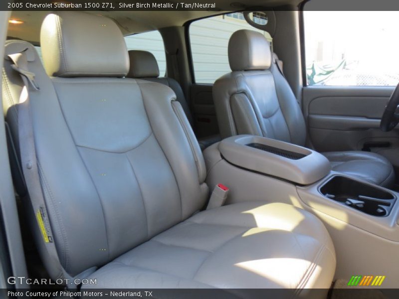 Silver Birch Metallic / Tan/Neutral 2005 Chevrolet Suburban 1500 Z71