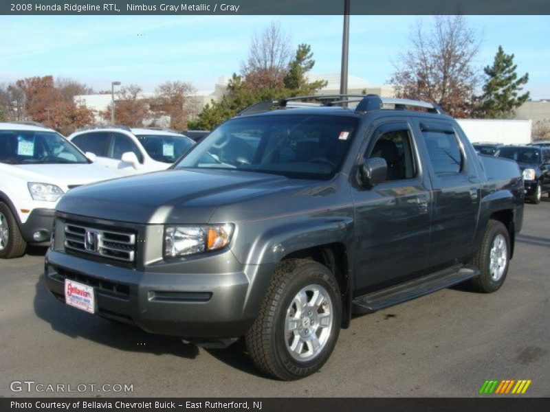 Nimbus Gray Metallic / Gray 2008 Honda Ridgeline RTL