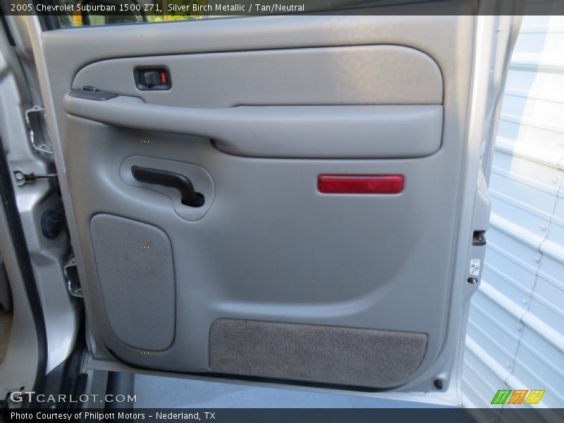 Silver Birch Metallic / Tan/Neutral 2005 Chevrolet Suburban 1500 Z71