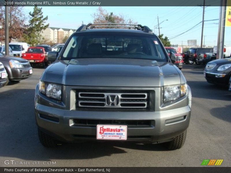 Nimbus Gray Metallic / Gray 2008 Honda Ridgeline RTL