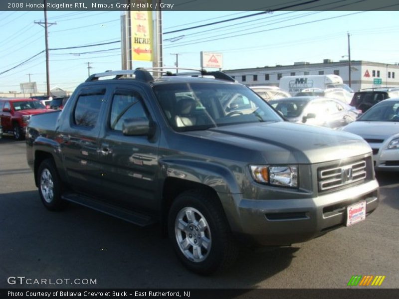 Nimbus Gray Metallic / Gray 2008 Honda Ridgeline RTL