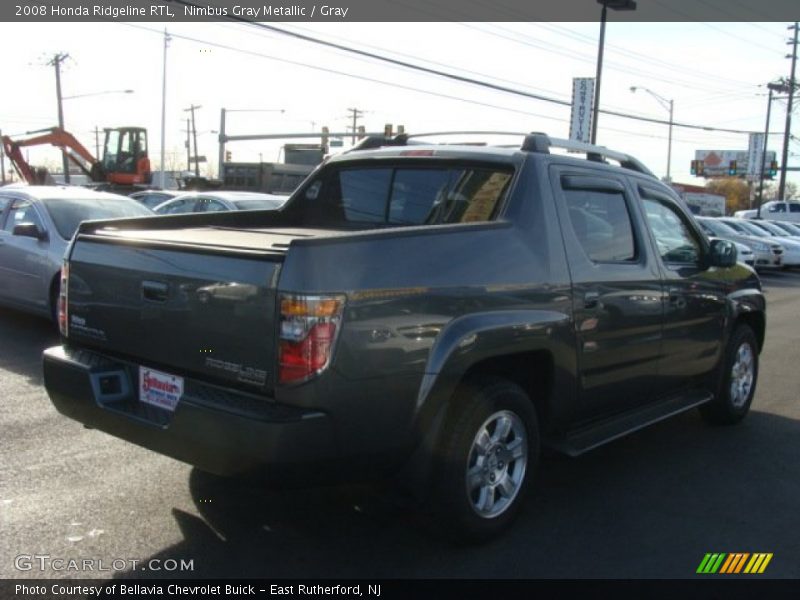 Nimbus Gray Metallic / Gray 2008 Honda Ridgeline RTL