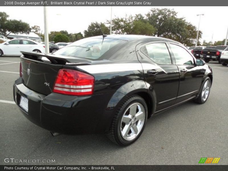 Brilliant Black Crystal Pearl / Dark Slate Gray/Light Slate Gray 2008 Dodge Avenger R/T