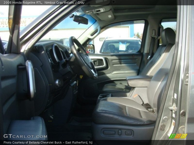 Nimbus Gray Metallic / Gray 2008 Honda Ridgeline RTL