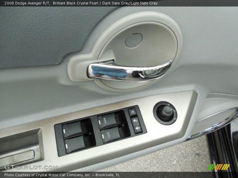 Brilliant Black Crystal Pearl / Dark Slate Gray/Light Slate Gray 2008 Dodge Avenger R/T