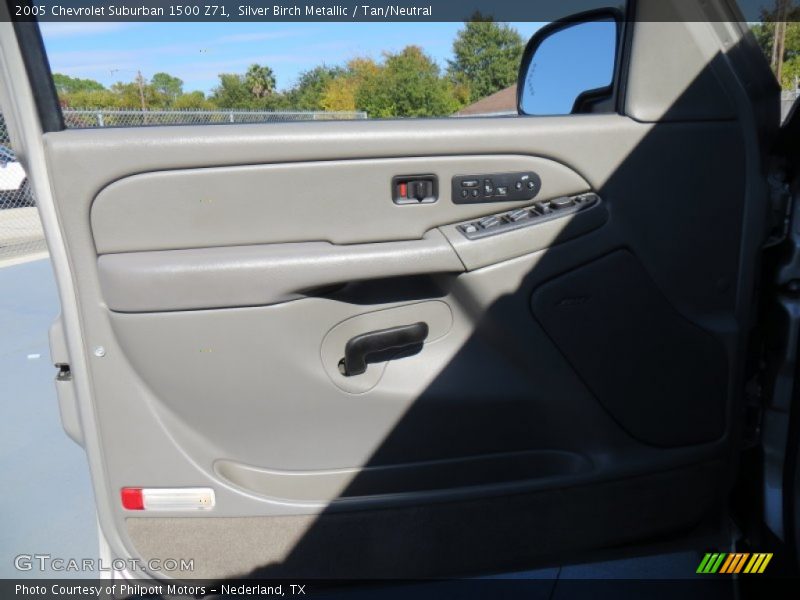 Silver Birch Metallic / Tan/Neutral 2005 Chevrolet Suburban 1500 Z71