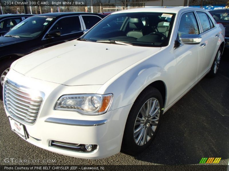 Bright White / Black 2014 Chrysler 300 C AWD