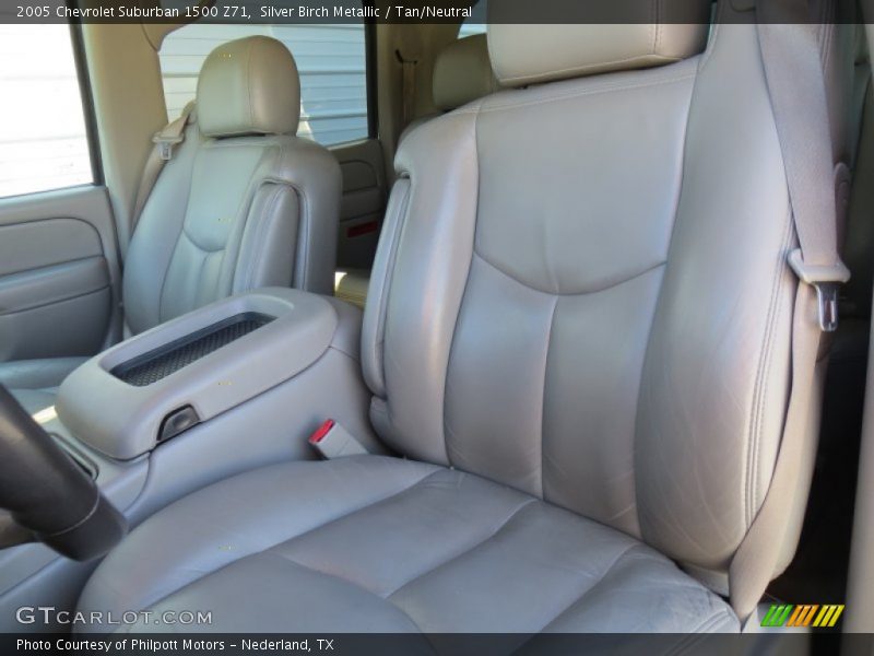 Silver Birch Metallic / Tan/Neutral 2005 Chevrolet Suburban 1500 Z71