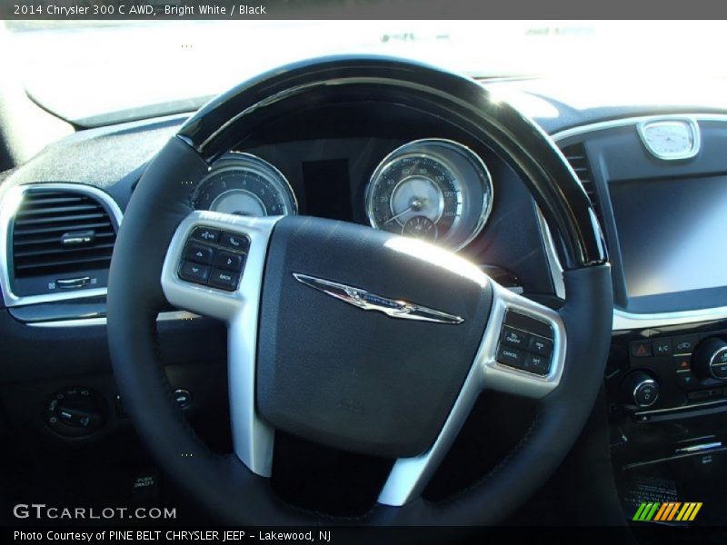 Bright White / Black 2014 Chrysler 300 C AWD