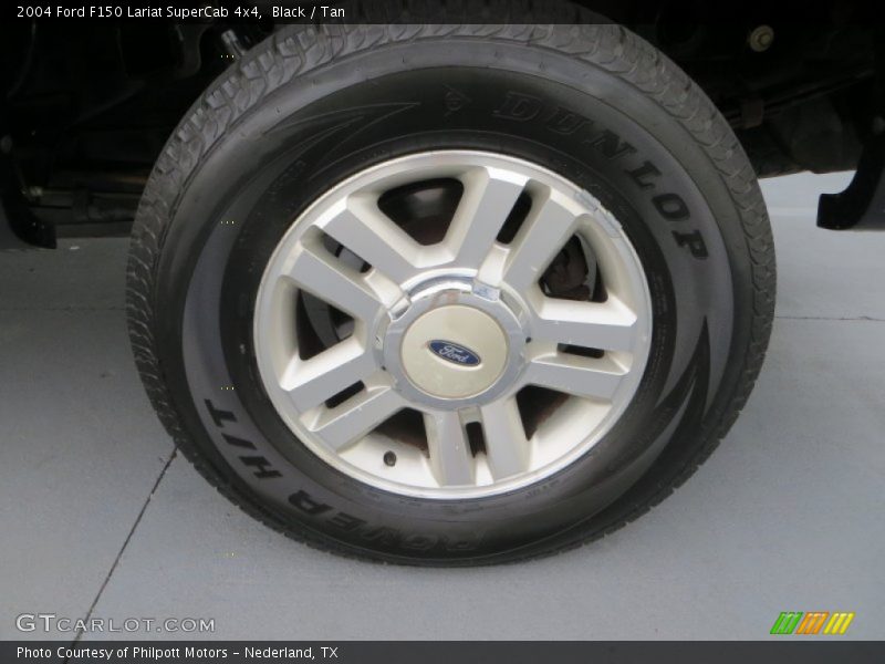 Black / Tan 2004 Ford F150 Lariat SuperCab 4x4