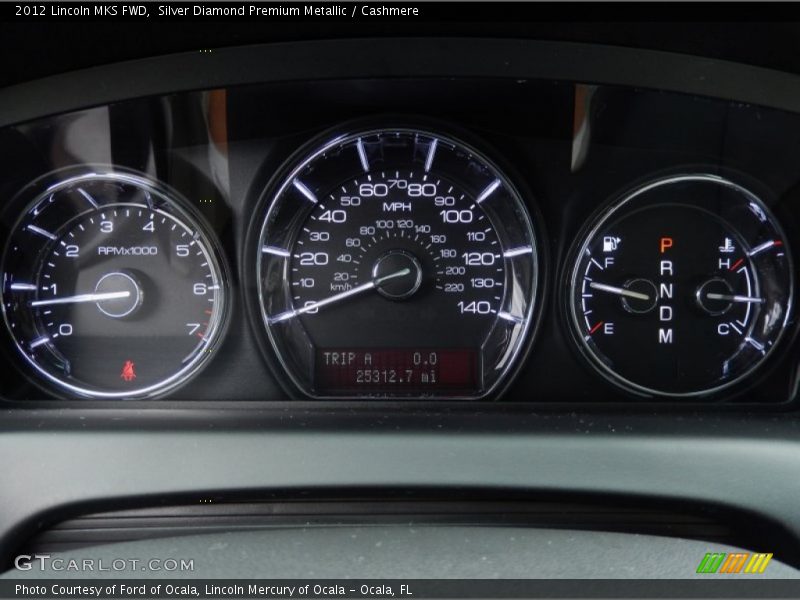  2012 MKS FWD FWD Gauges