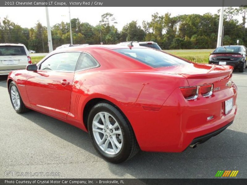Victory Red / Gray 2013 Chevrolet Camaro LT Coupe