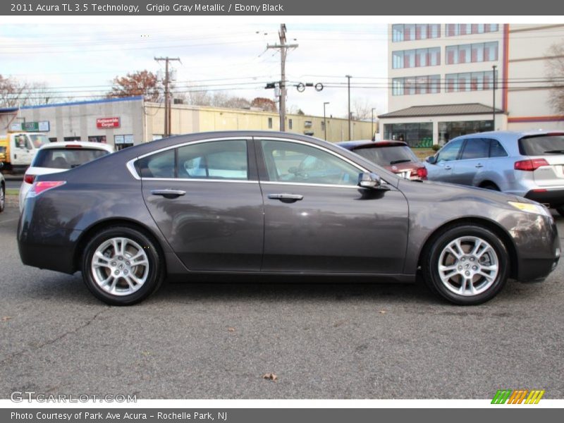 Grigio Gray Metallic / Ebony Black 2011 Acura TL 3.5 Technology