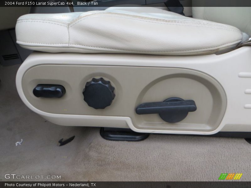 Black / Tan 2004 Ford F150 Lariat SuperCab 4x4