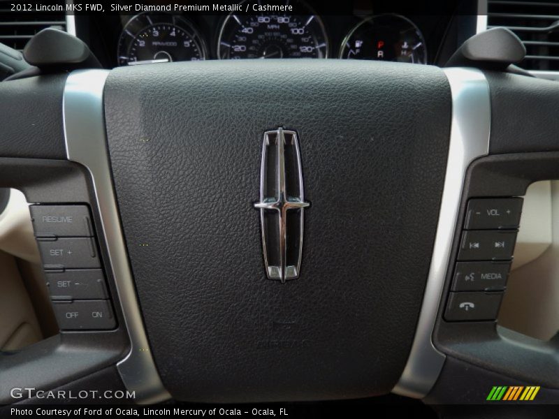 Silver Diamond Premium Metallic / Cashmere 2012 Lincoln MKS FWD