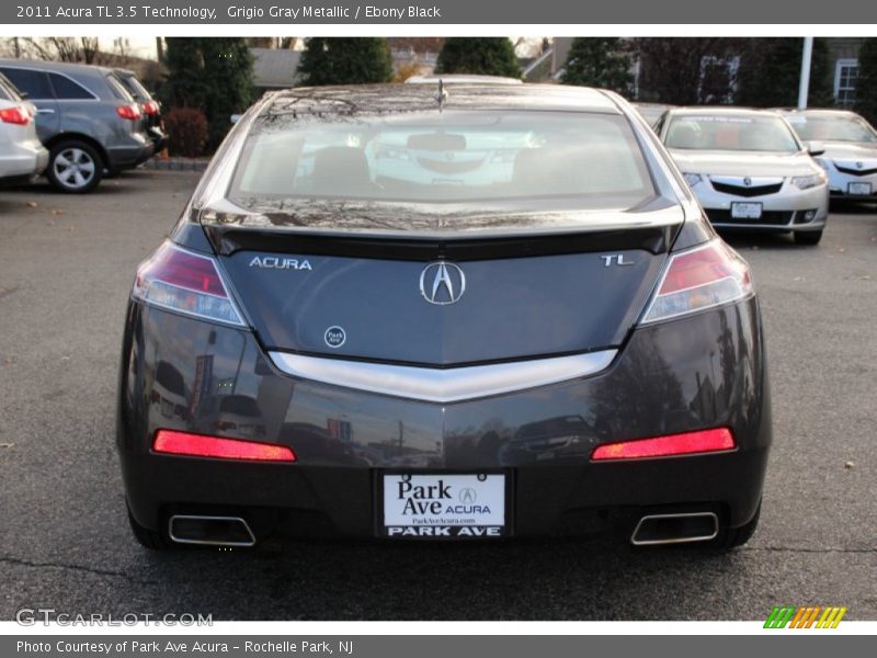 Grigio Gray Metallic / Ebony Black 2011 Acura TL 3.5 Technology