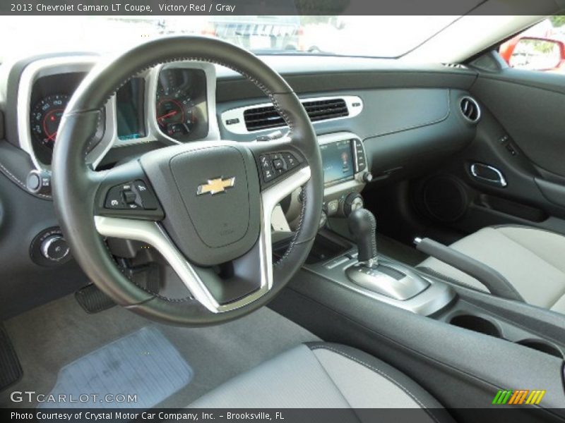 Victory Red / Gray 2013 Chevrolet Camaro LT Coupe