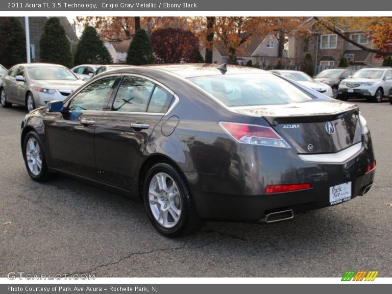 Grigio Gray Metallic / Ebony Black 2011 Acura TL 3.5 Technology