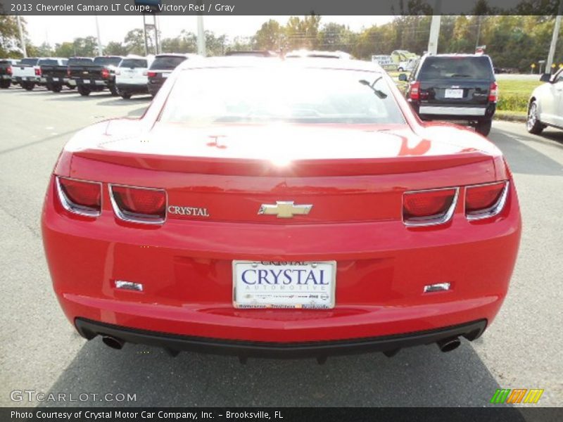 Victory Red / Gray 2013 Chevrolet Camaro LT Coupe
