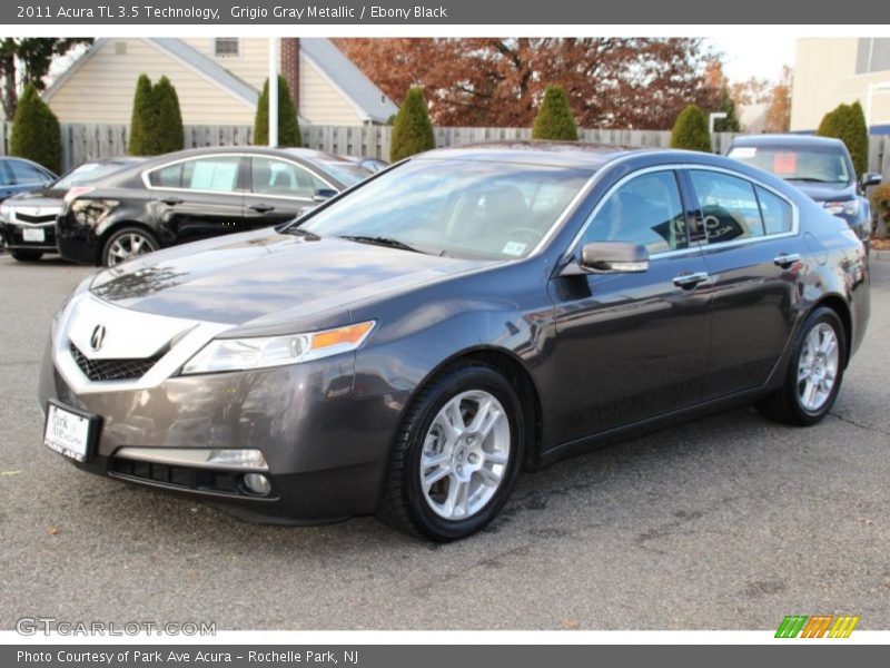 Grigio Gray Metallic / Ebony Black 2011 Acura TL 3.5 Technology