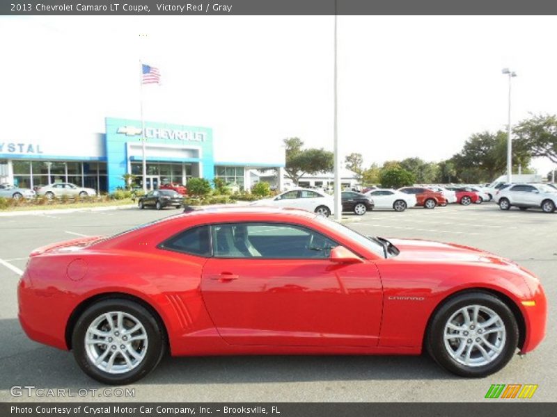 Victory Red / Gray 2013 Chevrolet Camaro LT Coupe