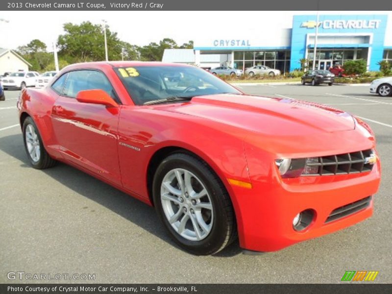 Victory Red / Gray 2013 Chevrolet Camaro LT Coupe