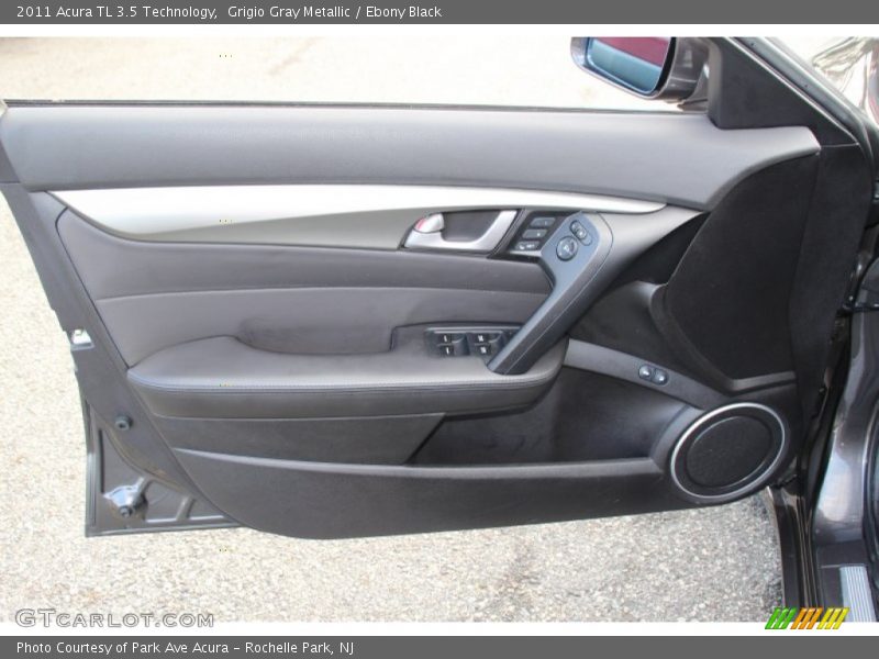 Grigio Gray Metallic / Ebony Black 2011 Acura TL 3.5 Technology