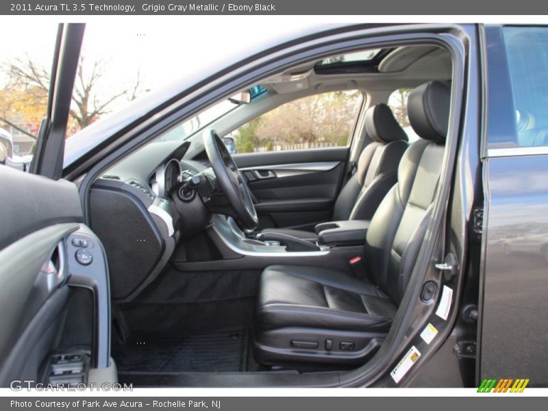 Grigio Gray Metallic / Ebony Black 2011 Acura TL 3.5 Technology