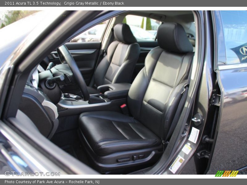 Grigio Gray Metallic / Ebony Black 2011 Acura TL 3.5 Technology