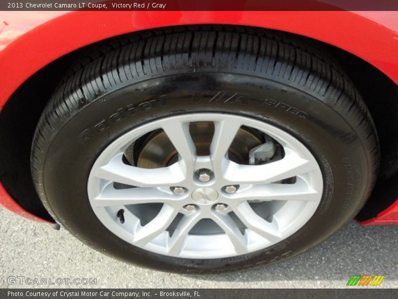 Victory Red / Gray 2013 Chevrolet Camaro LT Coupe