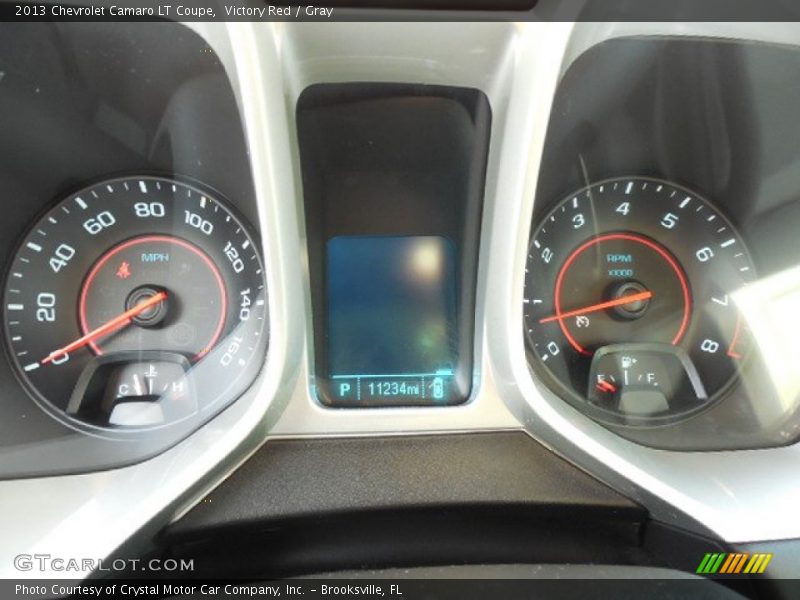 Victory Red / Gray 2013 Chevrolet Camaro LT Coupe