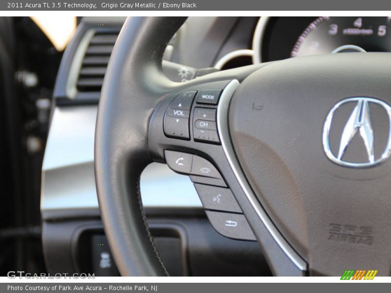 Grigio Gray Metallic / Ebony Black 2011 Acura TL 3.5 Technology