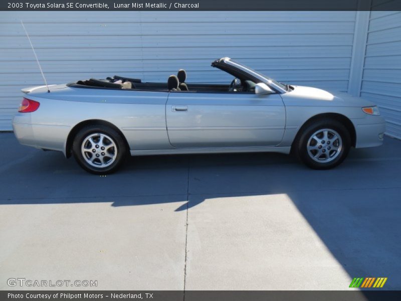 Lunar Mist Metallic / Charcoal 2003 Toyota Solara SE Convertible