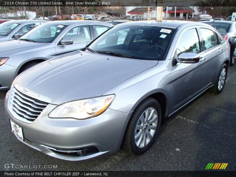 Billet Silver Metallic / Black 2014 Chrysler 200 Limited Sedan