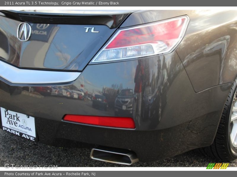 Grigio Gray Metallic / Ebony Black 2011 Acura TL 3.5 Technology