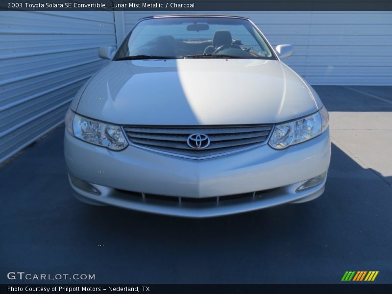 Lunar Mist Metallic / Charcoal 2003 Toyota Solara SE Convertible