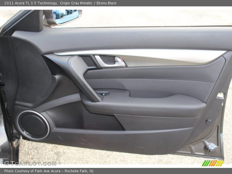 Grigio Gray Metallic / Ebony Black 2011 Acura TL 3.5 Technology