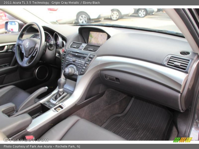 Grigio Gray Metallic / Ebony Black 2011 Acura TL 3.5 Technology
