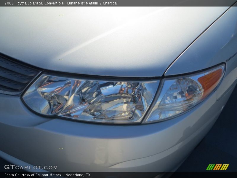 Lunar Mist Metallic / Charcoal 2003 Toyota Solara SE Convertible