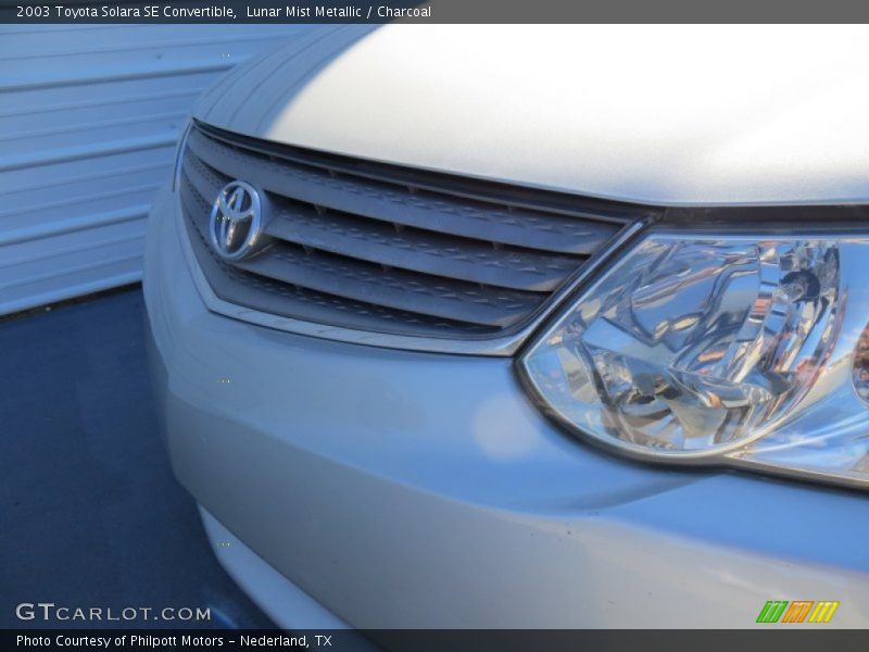 Lunar Mist Metallic / Charcoal 2003 Toyota Solara SE Convertible