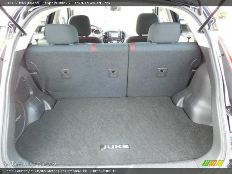 Sapphire Black / Black/Red w/Red Trim 2011 Nissan Juke SV