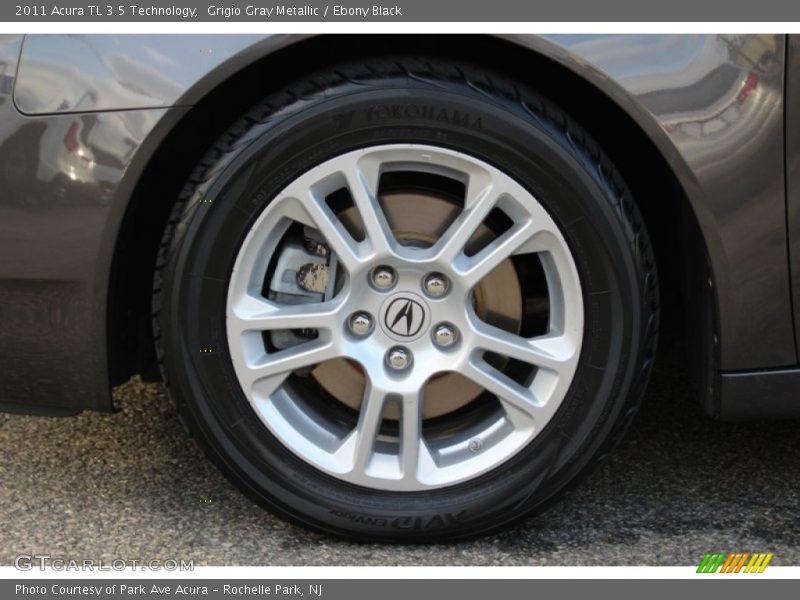 Grigio Gray Metallic / Ebony Black 2011 Acura TL 3.5 Technology