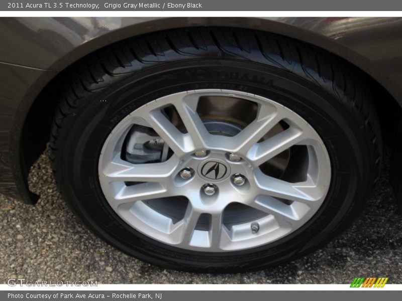 Grigio Gray Metallic / Ebony Black 2011 Acura TL 3.5 Technology