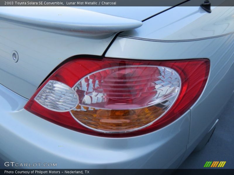 Lunar Mist Metallic / Charcoal 2003 Toyota Solara SE Convertible