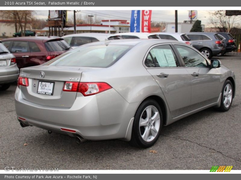 Palladium Metallic / Ebony 2010 Acura TSX Sedan